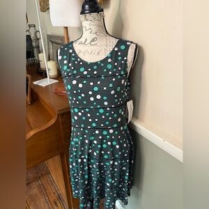 Perceptions Green and White Sleeveless Sundress NWT 99.00